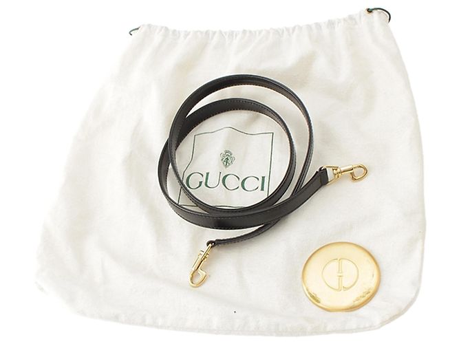 Borsa Gucci con manico in pelle di vitello nera Nero - vista 17