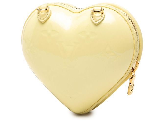 Louis Vuitton Yellow Monogram Vernis Keep My Heart Chain Crossbody Giallo - vista 2