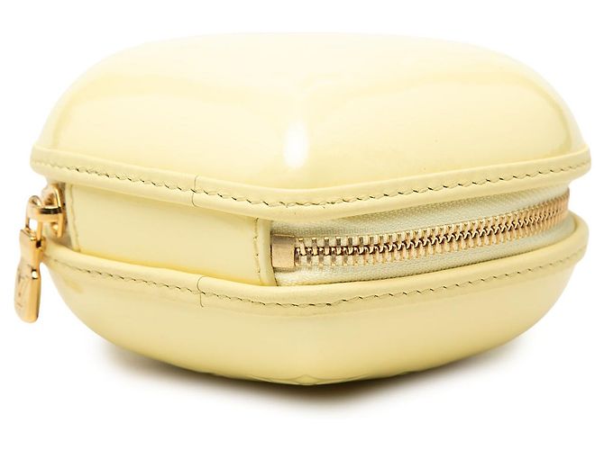Louis Vuitton Yellow Monogram Vernis Keep My Heart Chain Crossbody Giallo - vista 3
