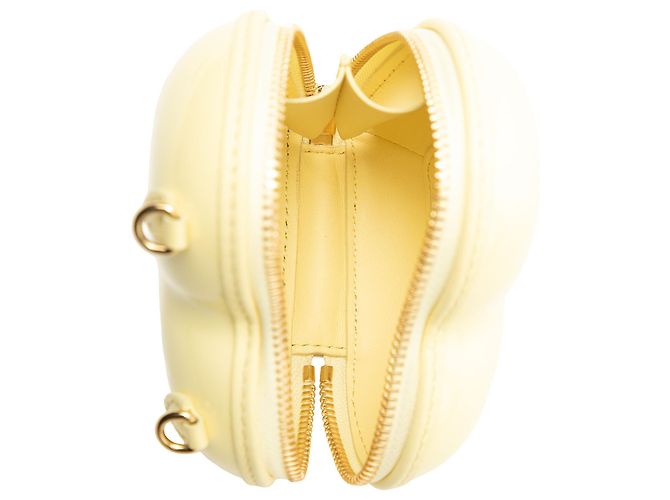 Louis Vuitton Yellow Monogram Vernis Keep My Heart Chain Crossbody Giallo - vista 4