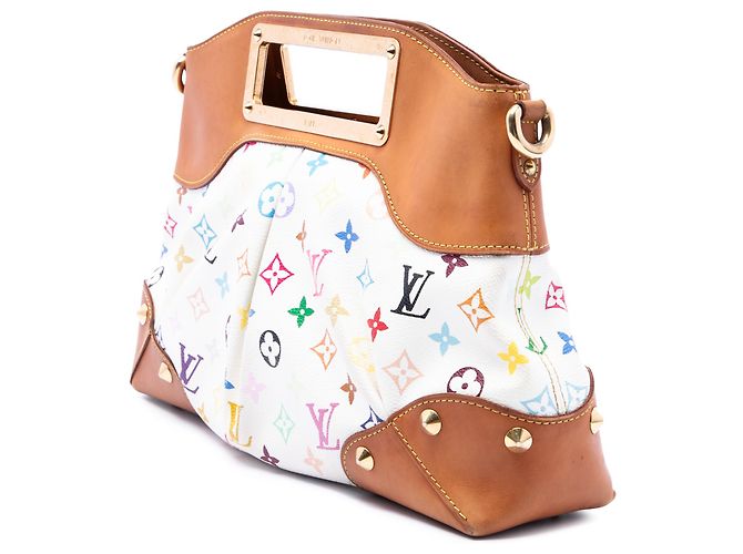 Louis Vuitton White Monogram Multicolore Judy MM - view 2