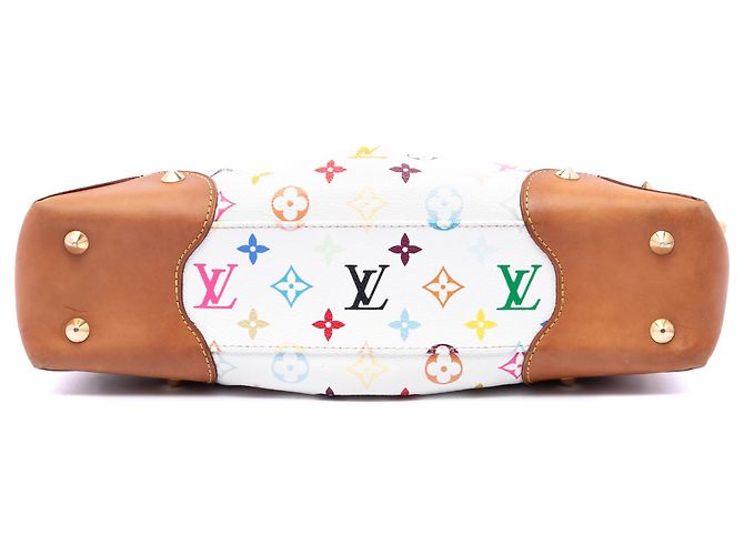Louis Vuitton White Monogram Multicolore Judy MM - view 3