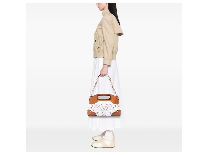 Louis Vuitton White Monogram Multicolore Judy MM - view 6