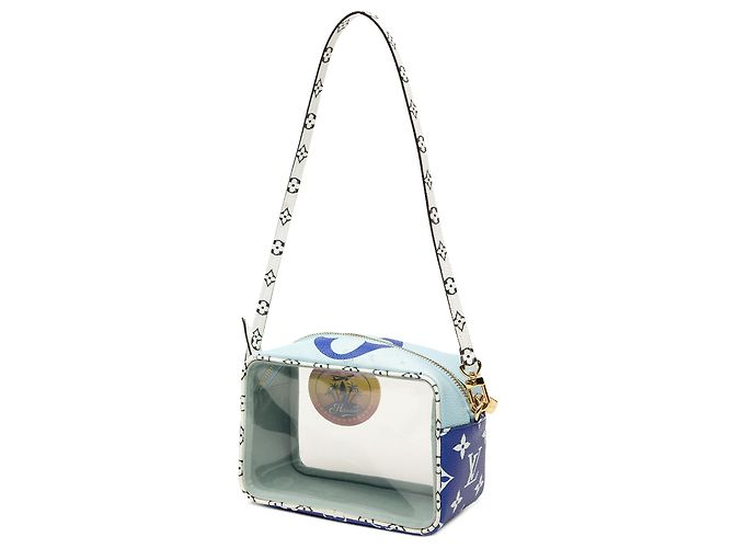 Louis Vuitton Blue Monogram Giant Strandtasche Blau - Ansicht 2