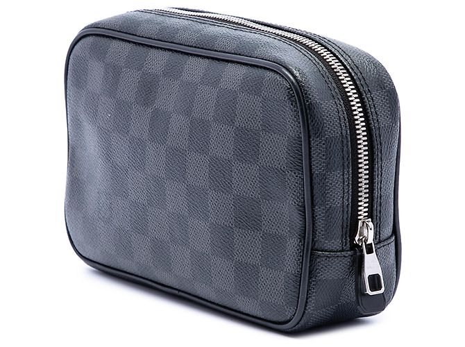 Necessaire PM Louis Vuitton Damier Graphite Nero - vista 2