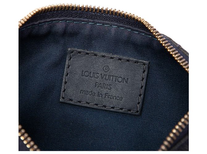 Pouch Louis Vuitton Blue Monogram Mini Lin Anne Sophie Blu navy - vista 5