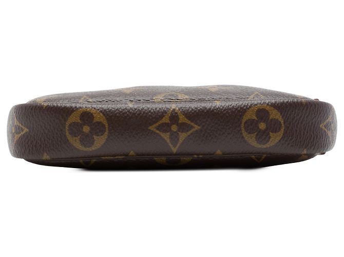 Louis Vuitton Brown Monogram Mini Pochette Accessoires Marrone - vista 3