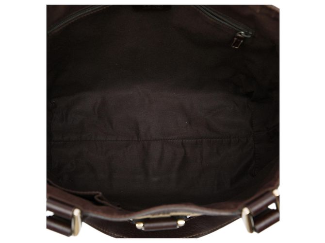Gucci Abbey D Ring Tote aus beigem GG Canvas - Ansicht 4