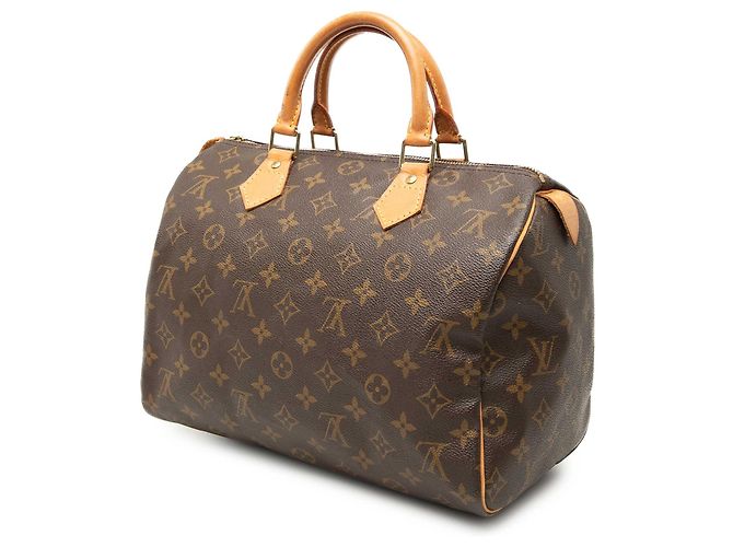 Louis Vuitton Brown Monogram Speedy 30 Marrone - vista 2