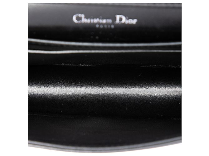 Dior Diorama Flap in pelle d'agnello nera Nero - vista 4