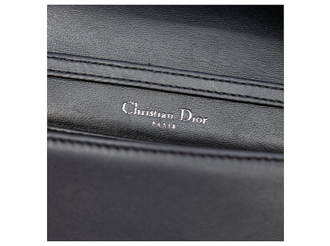 Dior Diorama Flap in pelle d'agnello nera Nero - vista 5