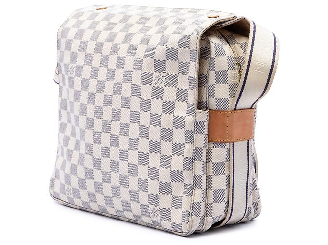 Louis Vuitton White Damier Azur Naviglio Bianco - vista 2
