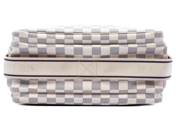 Louis Vuitton White Damier Azur Naviglio Bianco - vista 3