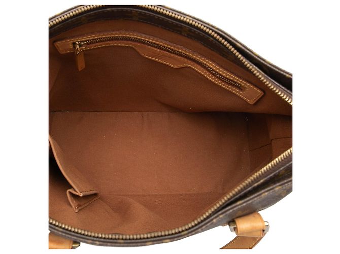 Louis Vuitton Brown Monogram Cabas Piano Castaño - vista 4