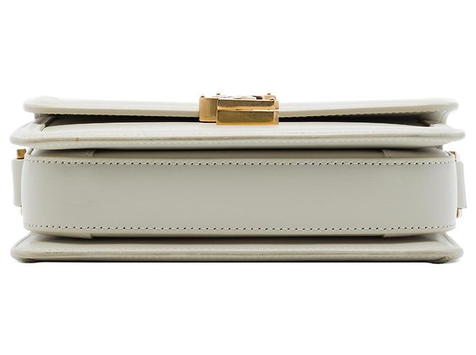 Bolsa Solferino Saint Laurent Small em couro de bezerro branco com caixa Fora de branco - vista 3
