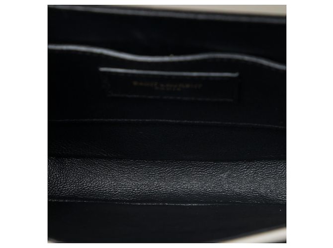 Bolsa Solferino Saint Laurent Small em couro de bezerro branco com caixa Fora de branco - vista 4