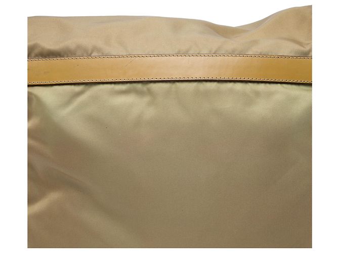 Double Bolsa Messenger Prada Beige Tessuto com fivela dupla Bege - vista 10