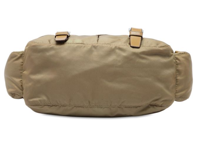 Double Bolsa Messenger Prada Beige Tessuto com fivela dupla Bege - vista 3