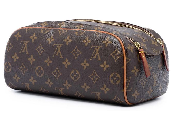 Necessaire Louis Vuitton Brown Monogram Dopp Kit Marrone - vista 2