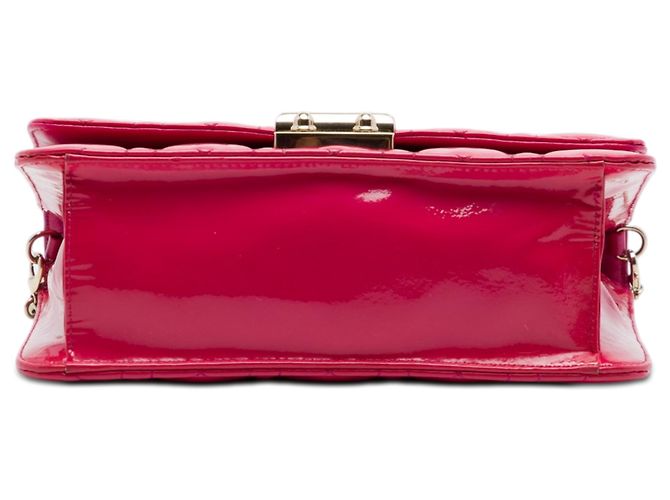 Dior Pink Patent Cannage Miss Dior Promenade Crossbody Rosa - vista 3