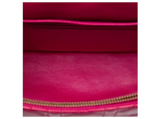 Dior Pink Patent Cannage Miss Dior Promenade Crossbody Rosa - vista 4