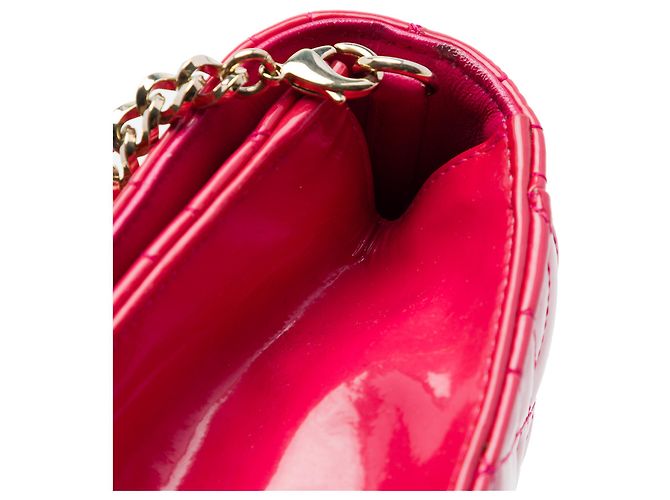 Dior Pink Patent Cannage Miss Dior Promenade Crossbody Rosa - vista 6