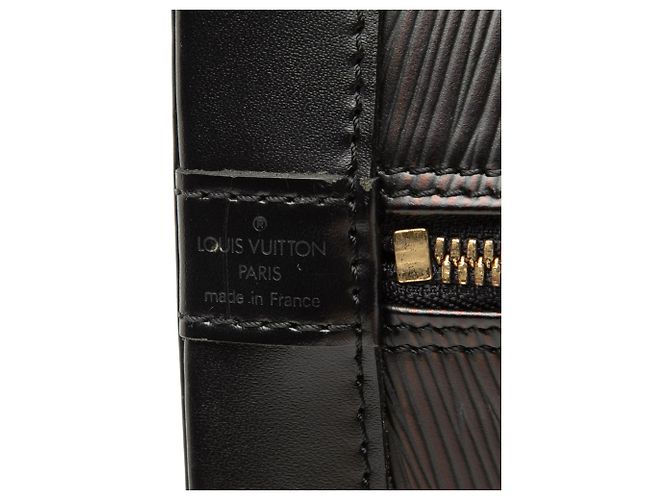 Louis Vuitton Black Epi Alma PM Nero - vista 5