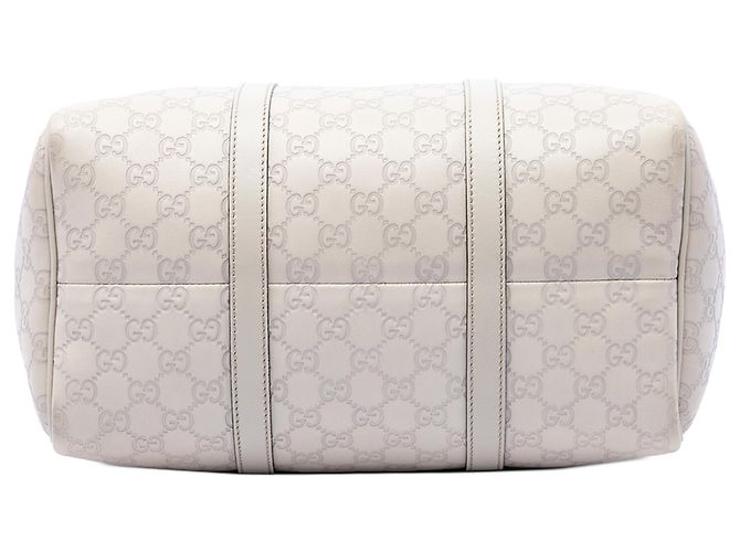 Borsa Boston Gucci Joy Guccissima Medium Bianca Bianco - vista 3