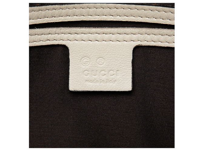 Borsa Boston Gucci Joy Guccissima Medium Bianca Bianco - vista 5