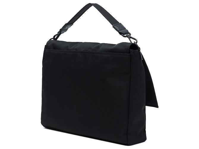 Borsa Messenger Baguette Fendi in nylon nero - vista 2