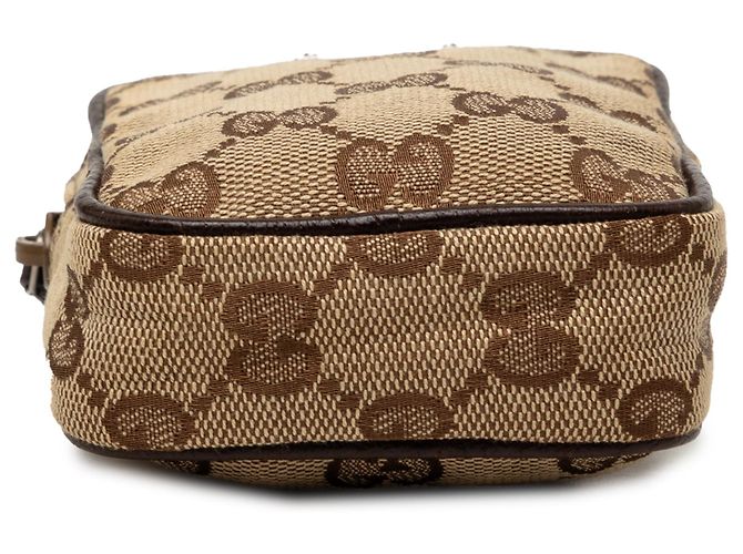 Pitillera Gucci de lona GG beige - vista 3