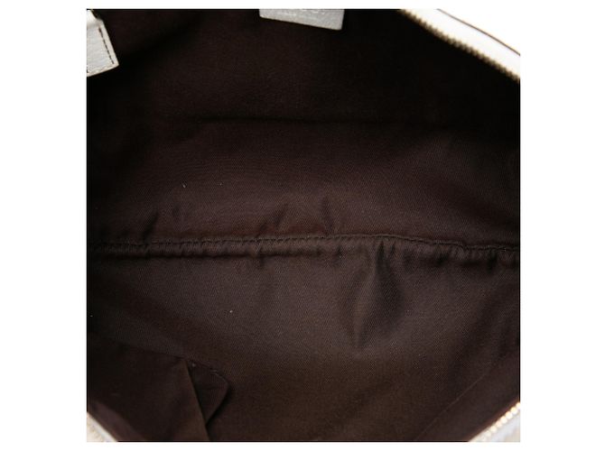 Bolsa Tiracolo Gucci em Lona GG Bege com Web - vista 4