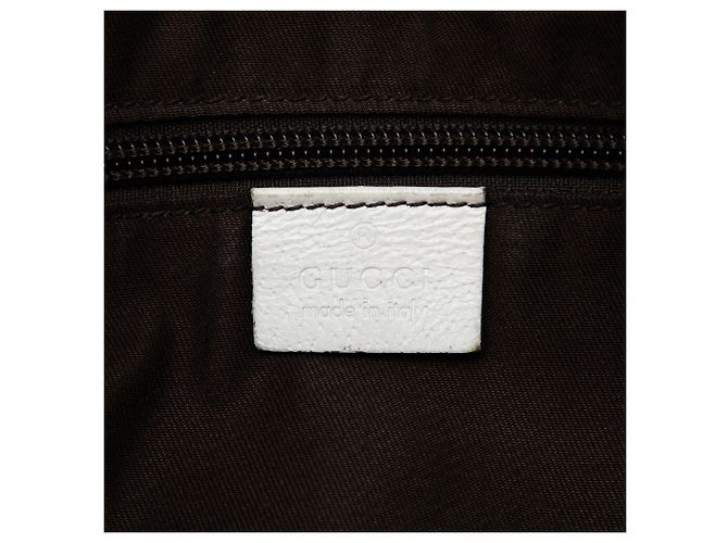 Bolsa Tiracolo Gucci em Lona GG Bege com Web - vista 5