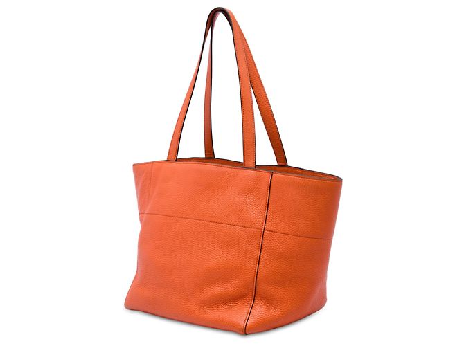 Tote Prada Orange Vitello Daino Arancione - vista 2