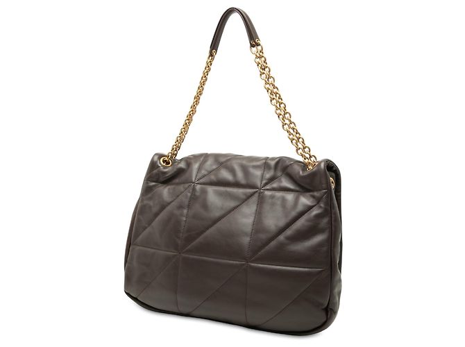 Borsa a tracolla Jamie 4.3 Large in pelle di agnello matelassé marrone Saint Laurent Marrone scuro - vista 2