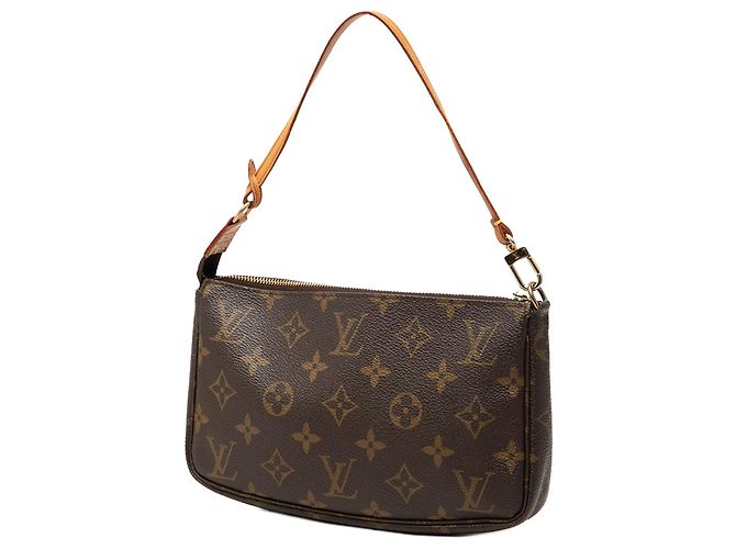 Louis Vuitton Brown Monogram Pochette Accessoires Marron - vue 2