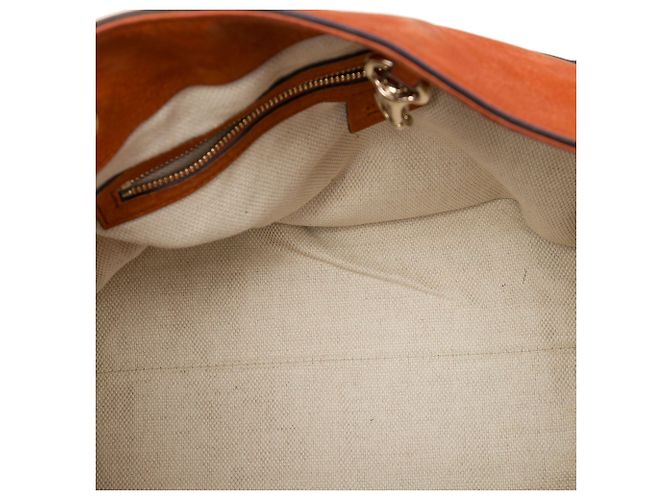 Gucci Soho Shopper aus Nubukleder in Orange, Medium - Ansicht 4
