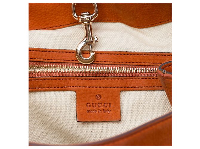 Gucci Soho Shopper aus Nubukleder in Orange, Medium - Ansicht 5