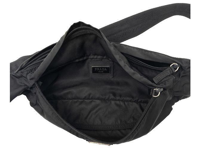 Bolso cinturón Prada de Tessuto negro - vista 4