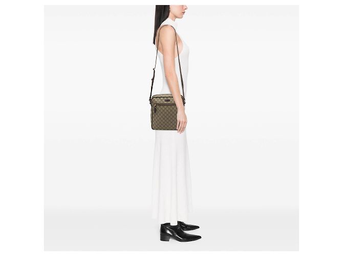 Bandolera Gucci Beige GG Supreme - vista 6
