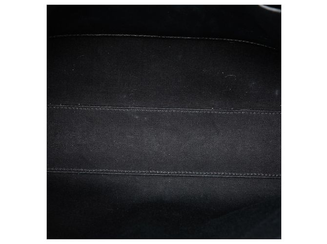 Borsa a tracolla Manhattan Medium in vernice nera Saint Laurent Nero - vista 4