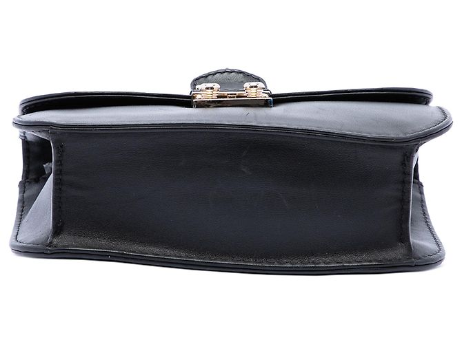 Valentino Borsa a Tracolla Rockstud Glam Lock Piccola in Pelle Nera Nero - vista 3