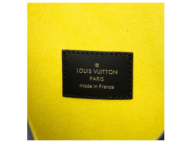 Louis Vuitton Black Damier Graphite Alpha Pochette MM Nero - vista 5