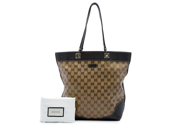 Tote Gucci Beige GG Crystal - vista 6