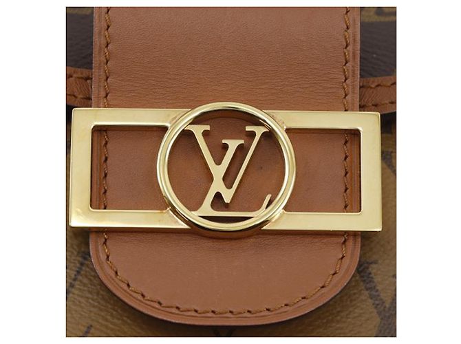 Louis Vuitton Brown Monogram Reverse Mini Dauphine Braun - Ansicht 9