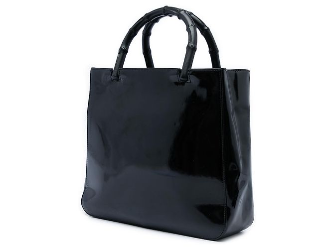Borsa Gucci Black Bamboo Nero - vista 2
