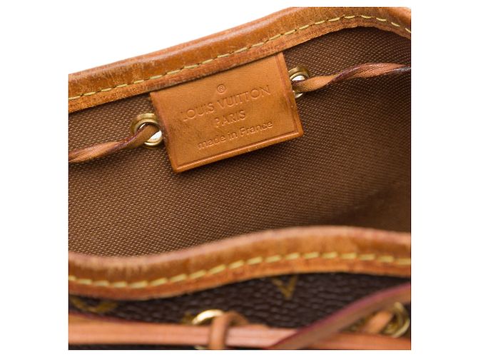 Louis Vuitton Brown Monogram Nano Noe Marrone - vista 5