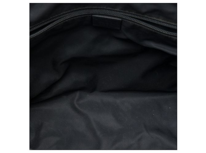 Borsa a tracolla Gucci Black Guccissima Web Nero - vista 4