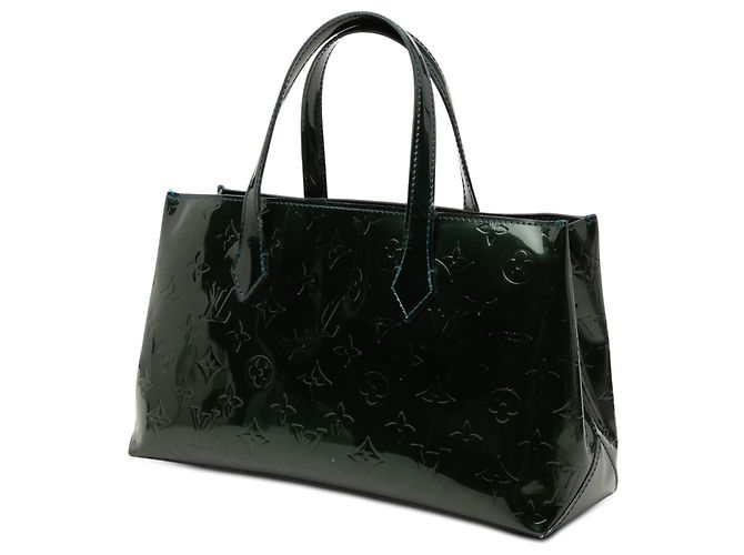 Louis Vuitton Green Monogram Vernis Wilshire PM Verde Verde scuro - vista 2
