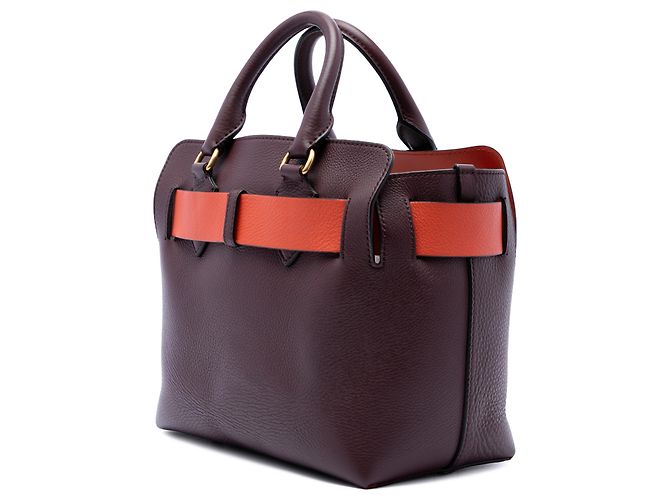 Burberry Marais Gürteltasche aus bicolor Leder rot Small - Ansicht 2